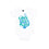 Future Dive Buddy Organic Cotton Baby Onesie / Bodysuit – White