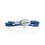 Jewelry - Whale Shark Bracelet - Sterling Silver/Navy