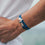 Jewelry - Whale Shark Bracelet - Sterling Silver/Navy