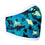 Manta Ray & Scuba Diver Recycled Plastic Face Mask with Filter Pocket + 5 Filters | Reusable, Washable, Eco-Friendly