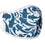 Whale Shark Recycled Plastic Face Mask with Filter Pocket + 5 Filters | Reusable, Washable, Eco-Friendly