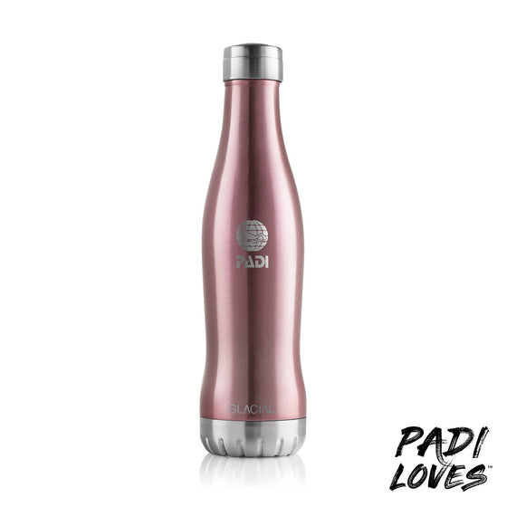 Drinkware - GLACIAL Metallic Pink 20 Oz. Bottle