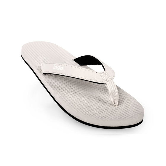 Footwear - Indosole Men’s ESSNTLS Flip Flops - Sea Salt