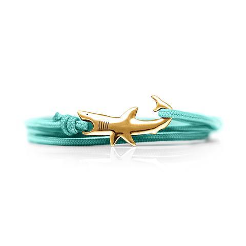 Jewelry - Great White Shark Bracelet – Bronze/Teal