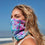 PADI Mermaid Recycled Plastic Face Mask / Sun Shield + 2 Filters