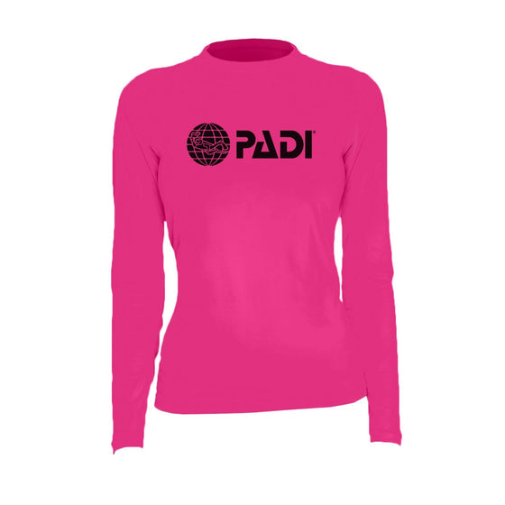 Rash Guard - PADI Women’s Rashguard – Hot Pink