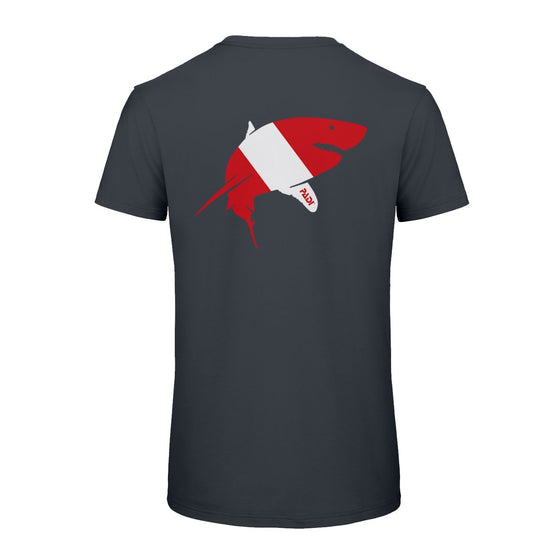 T-Shirt - Men’s Dive Flag Great White Shark Tee