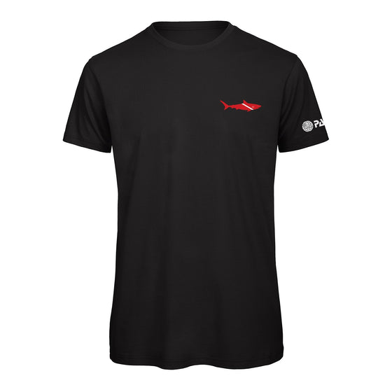 T-Shirt - PADI Dive Flag Shark