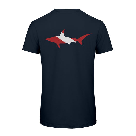 T-Shirt - PADI Hammerhead Shark- Navy