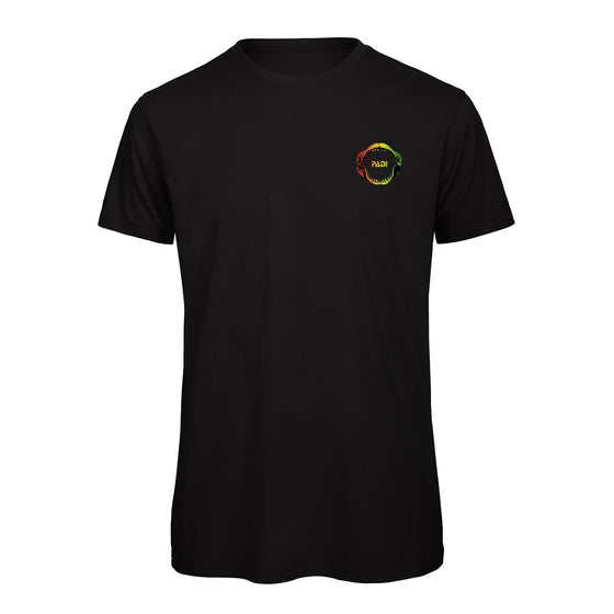 T-Shirt - PADI Megalodon Rasta Black T-Shirt
