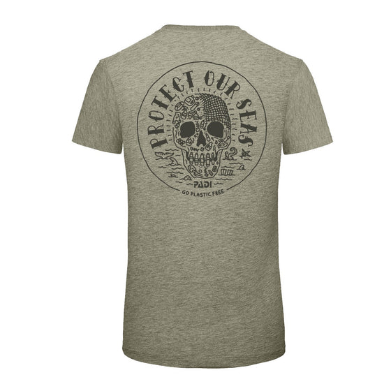 T-Shirt - Unisex Protect Our Seas Charity Tee - Heather Stone