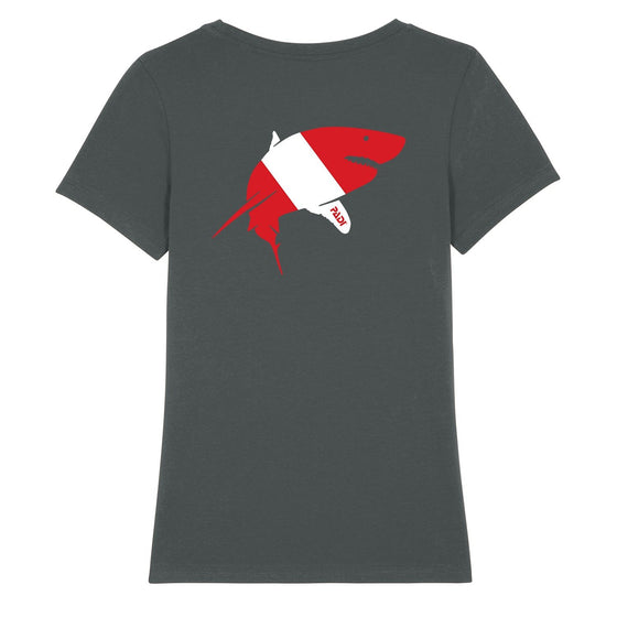 T-Shirt - Women’s Dive Flag Great White Shark Tee