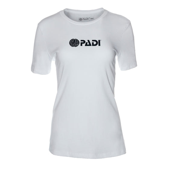 T-Shirt - Women's PADI Classic Tee - Crisp White
